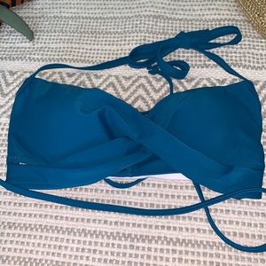 Target Blue Swim Top Size S